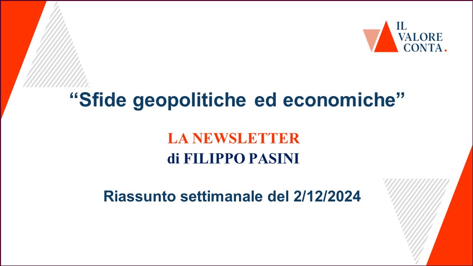 Riassunto settimanale del 2/12/2024