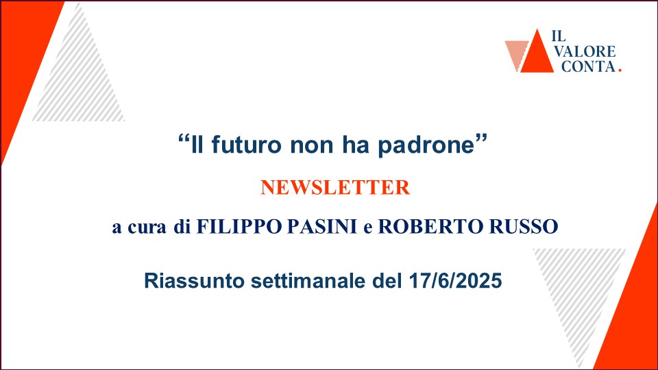 Riassunto settimanale del 16/6/2025