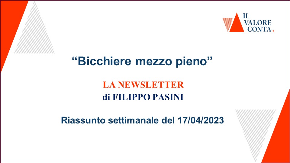 Riassunto settimanale del 17/04/2023