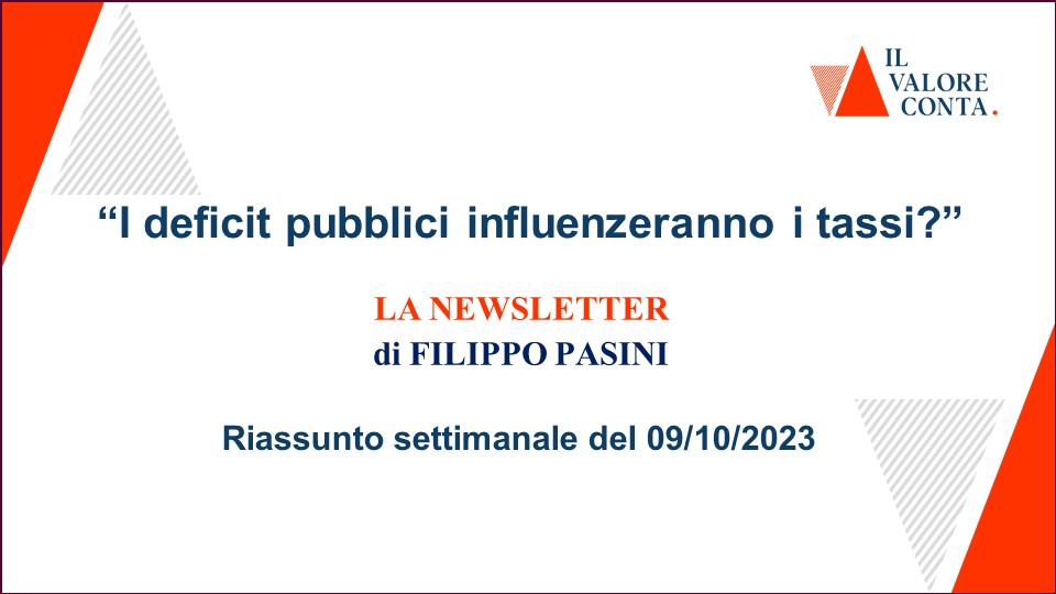 Riassunto settimanale del 09/10/2023