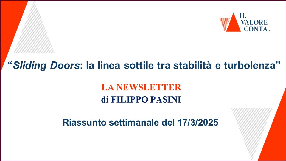 Riassunto settimanale del 17/3/2025