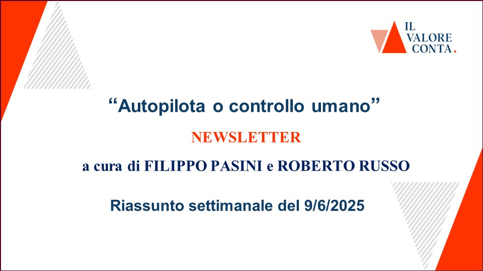 Riassunto settimanale del 9/6/2025