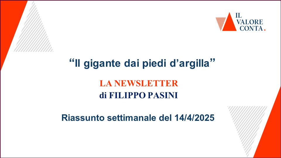 Riassunto settimanale del 14/4/2025