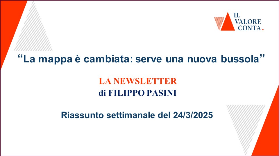 Riassunto settimanale del 24/3/2025