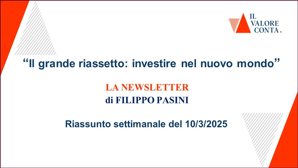 Riassunto settimanale del 10/3/2025