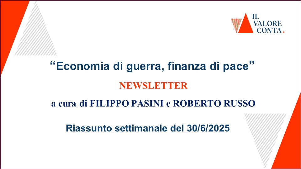 Riassunto settimanale del 30/6/2025