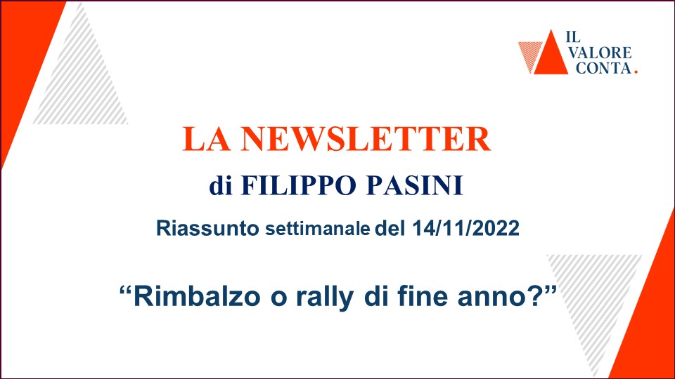 Riassunto settimanale del 14/11/2022