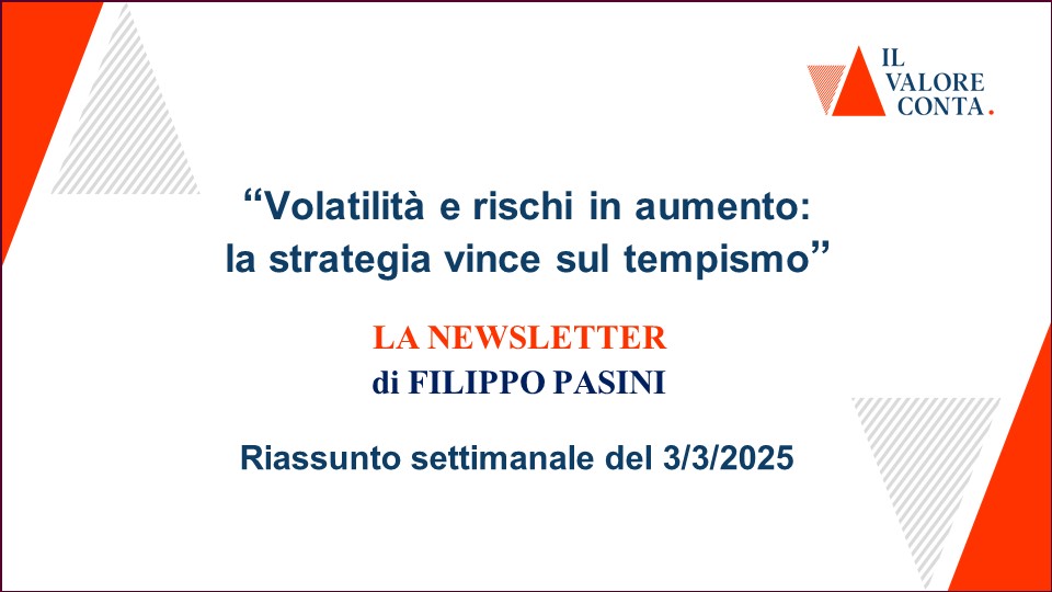 Riassunto settimanale del 3/3/2025