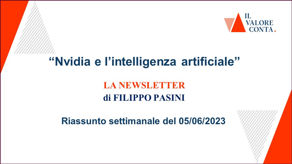 Riassunto settimanale del 05/06/2023