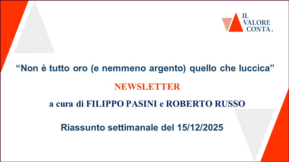 Riassunto settimanale del 15/12/2025