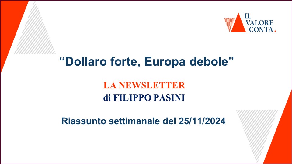 Riassunto settimanale del 25/11/2024